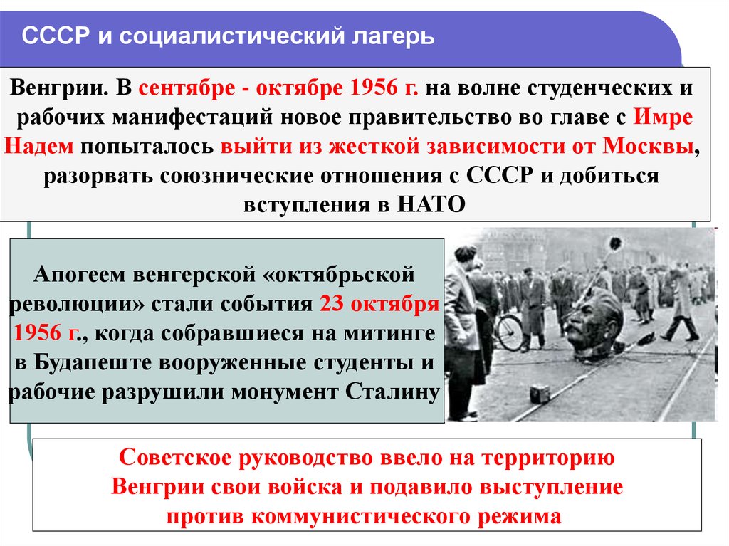 Политика мирного сосуществования в 1950 х первой половине 1960 х презентация