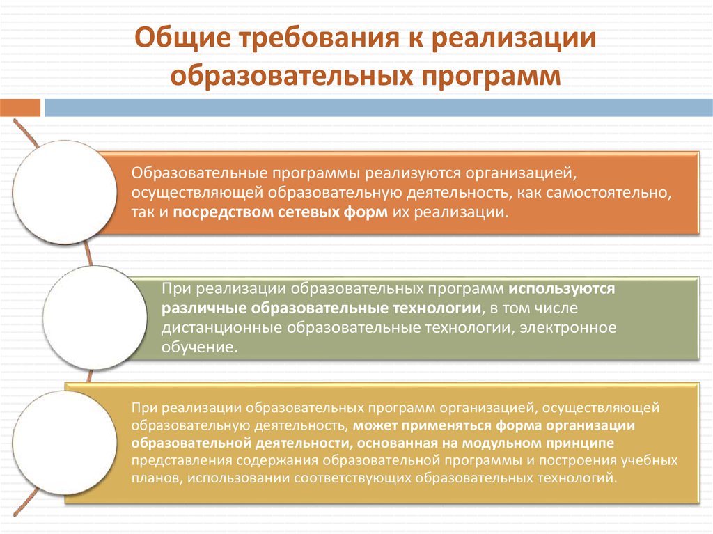 При реализации образовательных программ организацией. Общие требования к реализации образовательных программ. Требования общеобразовательной программы. Реализация учебных программ. Учебная программа требования.