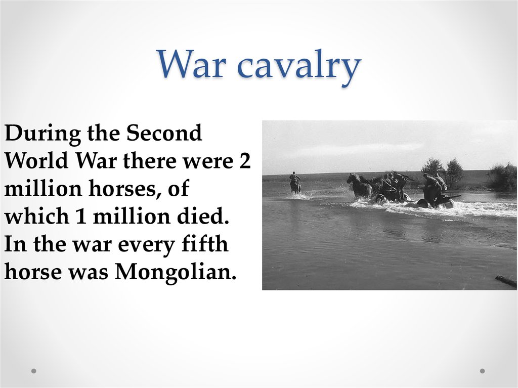 War cavalry