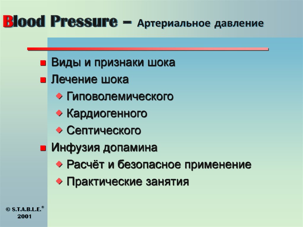 Blood Pressure – Артериальное давление