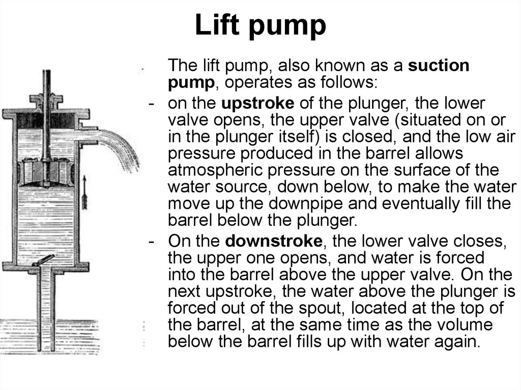 Lift pump