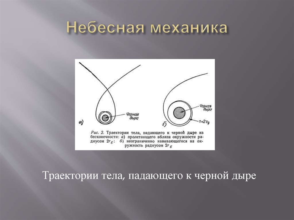 Презентация небесная механика