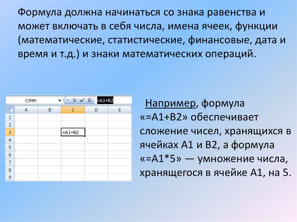 Ячейка не может содержать данные в виде выберите один ответ текста формулы числа картинки