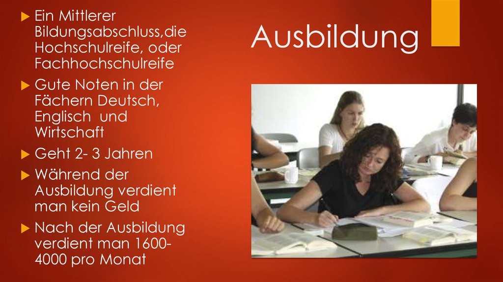 Ausbildung