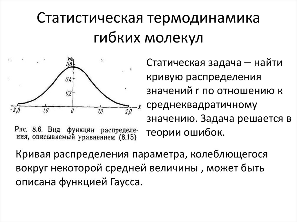 Статистический и термодинамический методы исследования