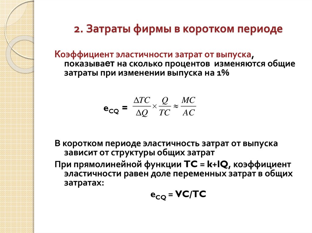 Коэффициент точечной