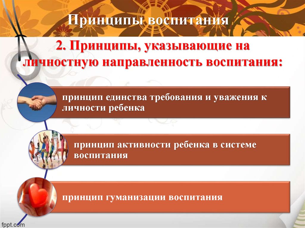 Единство принципов воспитания. Требования к принципам воспитания. Принцип личностного направленности воспитания. Принцип личностной направленности воспитательной. Личностная направленность воспитания.