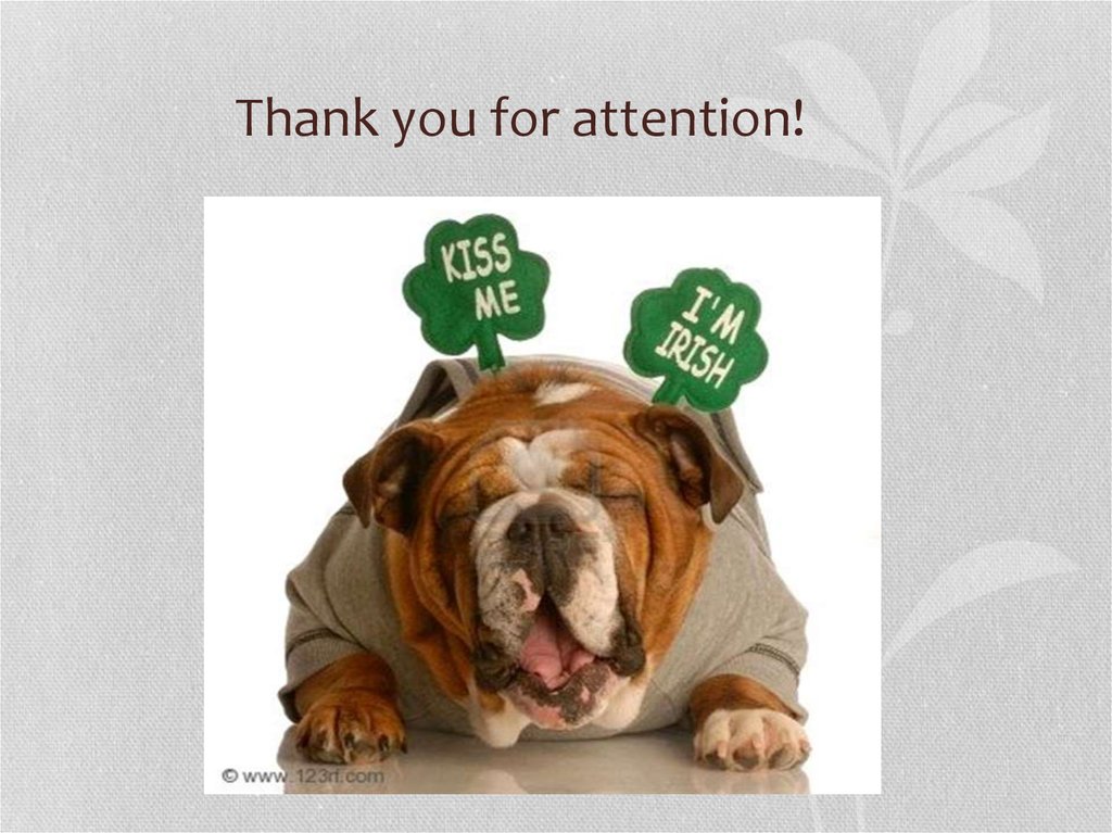 Thank you for attention!