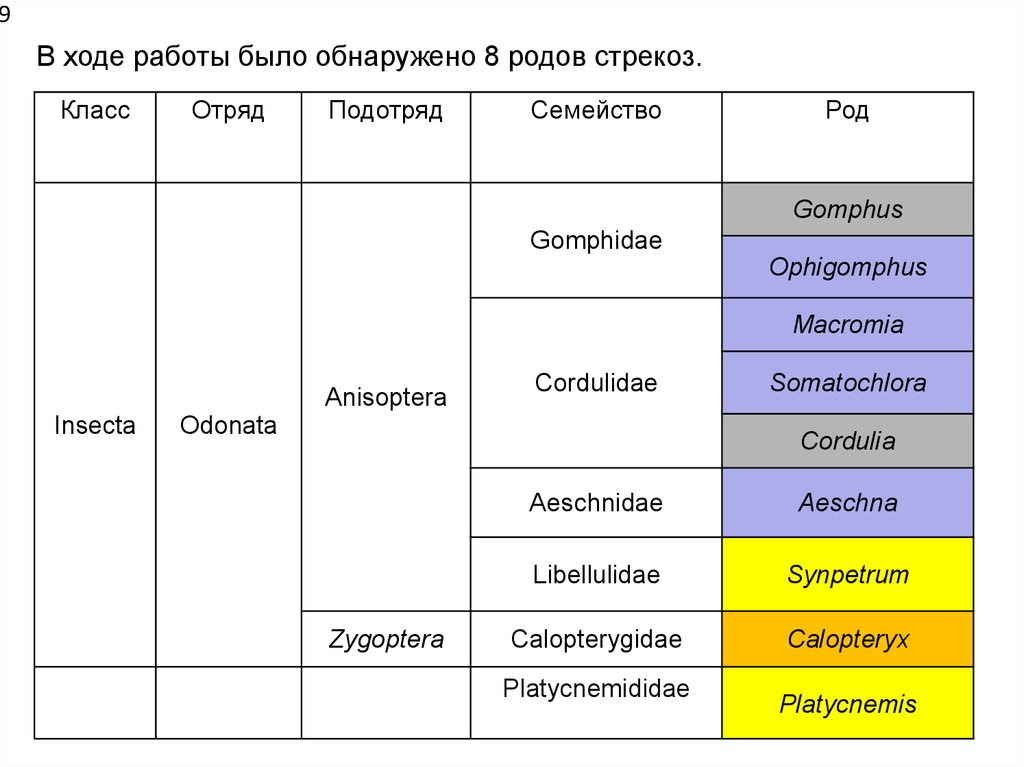 Абиотические характеристики исследуемых биотопов