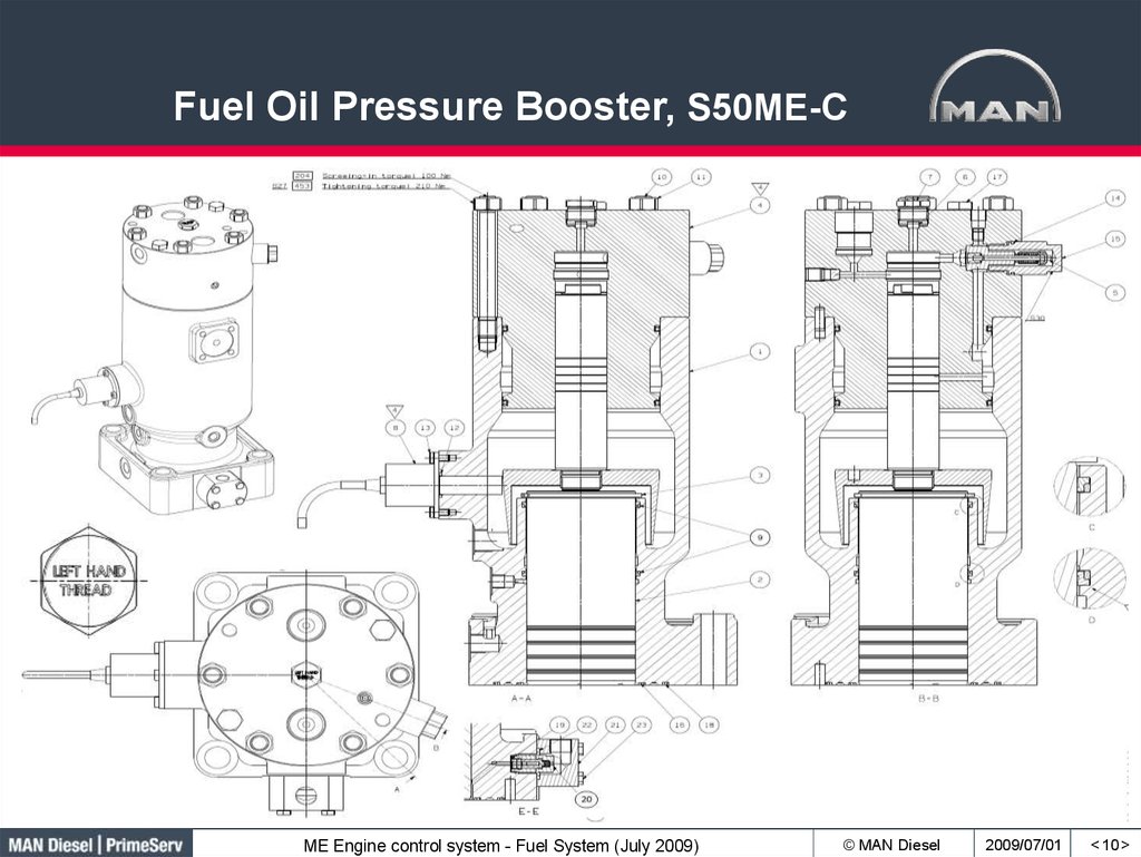 Fuel Oil Pressure Booster, S50ME-C