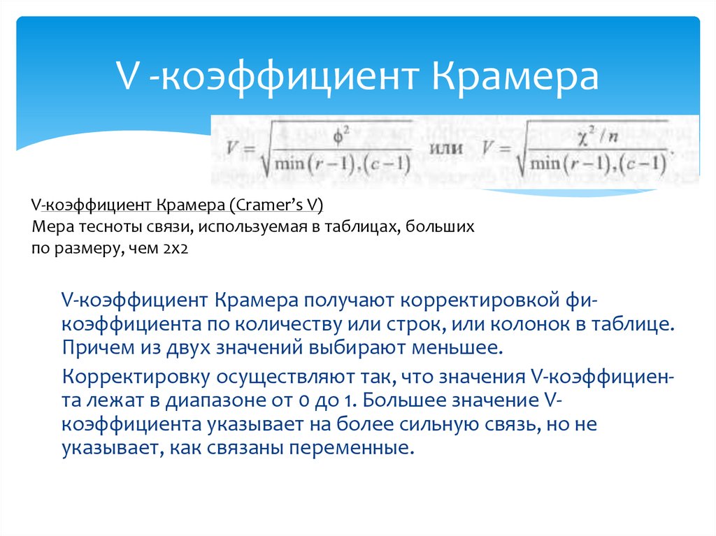 Максимальное число строк. Коэф сопряженности Крамера. Таблицы сопряженности коэффициент Крамера. Коэффициент Крамера v. Коэффициент корреляции Крамера.