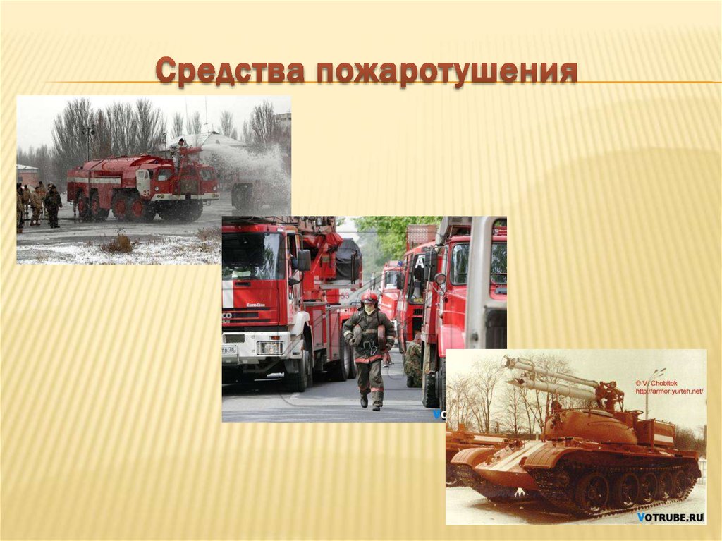 Средства пожаротушения