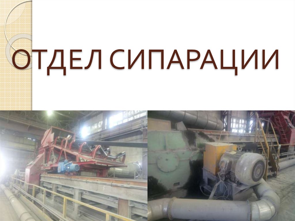 ОТДЕЛ СИПАРАЦИИ