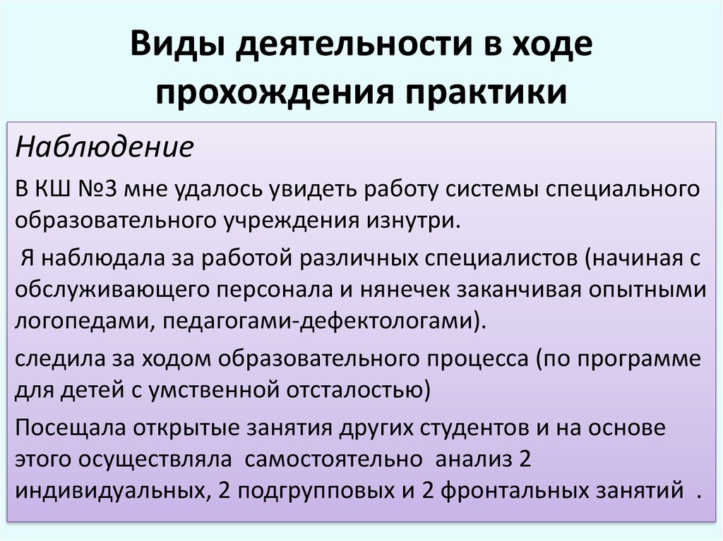 Презентация отчет по практике логопеда в школе