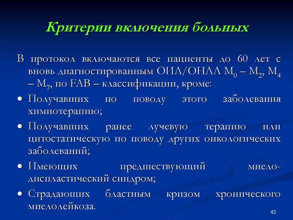 Протокол пациента