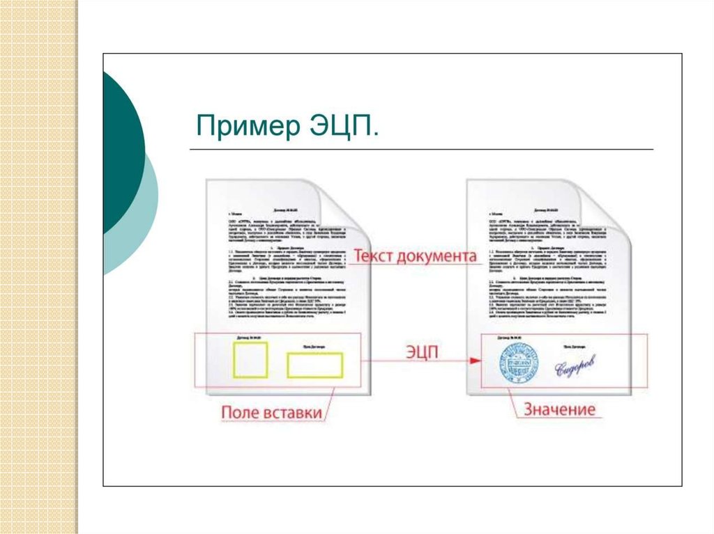 Как отделить подпись от печати в powerpoint