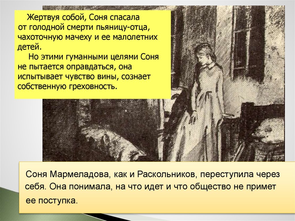 История жизни мармеладовой. Образ сони Мармеладовой.
