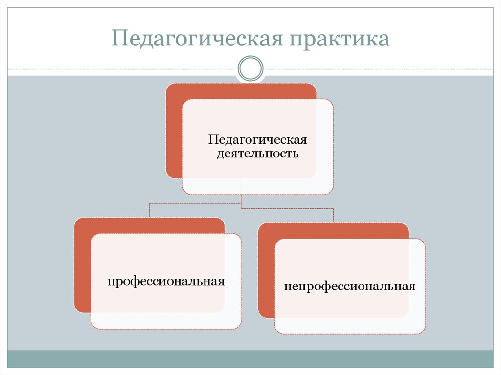 Педагогическая практика. Профессиональная и непрофессиональная педагогическая деятельность. Практика это в педагогике. Педагогическая практика схема.