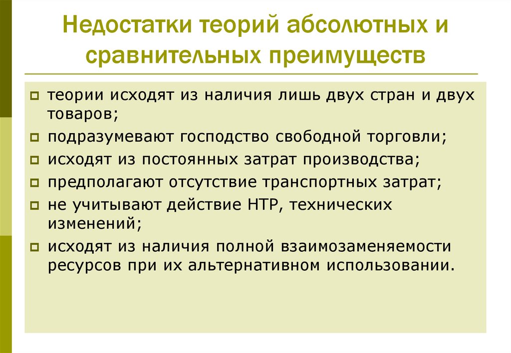 Теория абсолютных преимуществ адама смита презентация