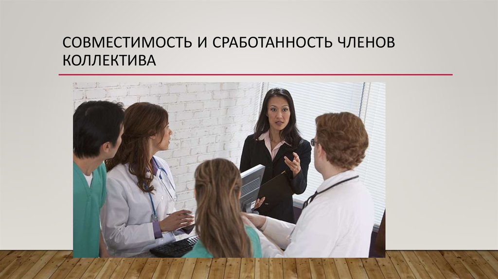 Совместимость и сработанность членов коллектива