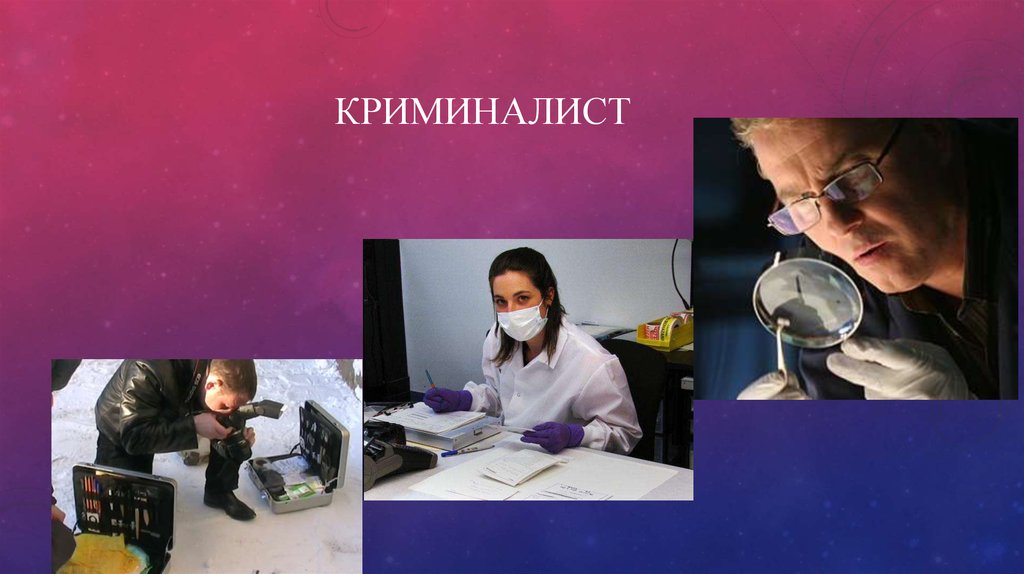 КРИМИНАЛИСТ