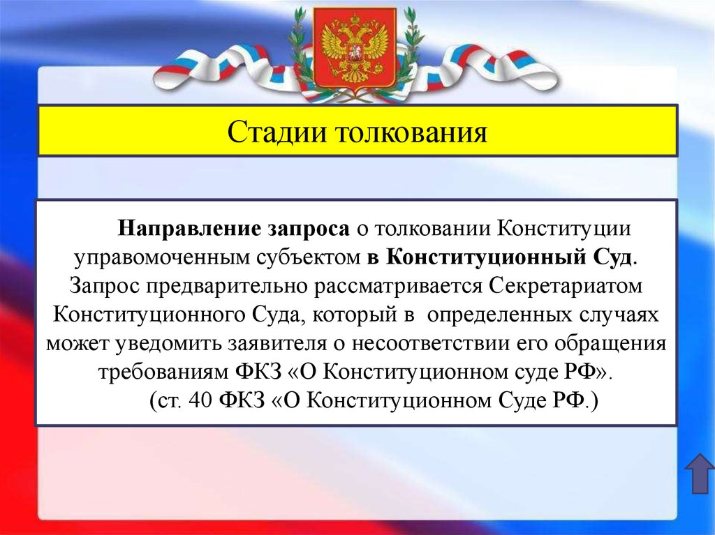 Толкование конституции. Запрос о толковании Конституции. Толкование Конституции Российской. Трактовка Конституции.