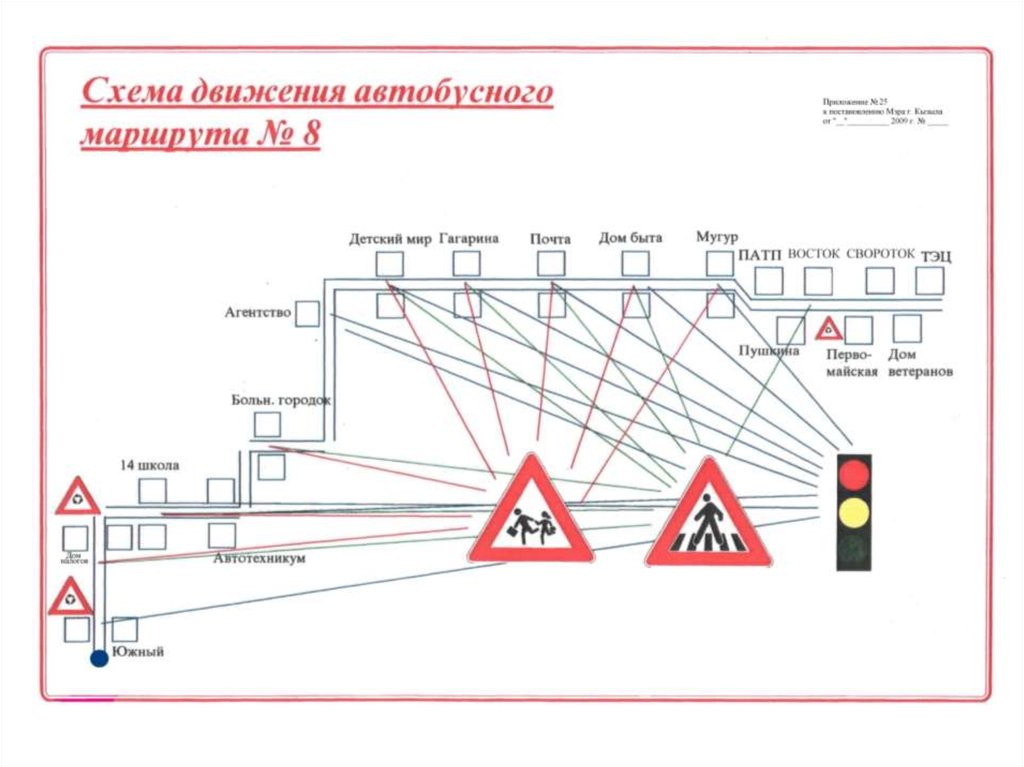 Схема 38 автобуса