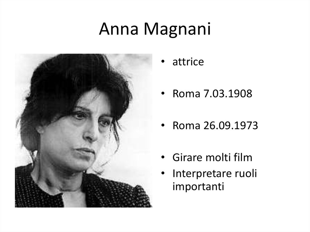 Anna Magnani