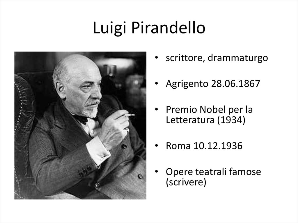 Luigi Pirandello