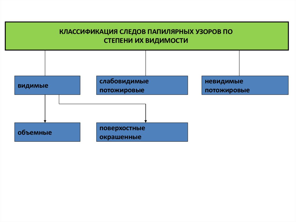 Классификация следов