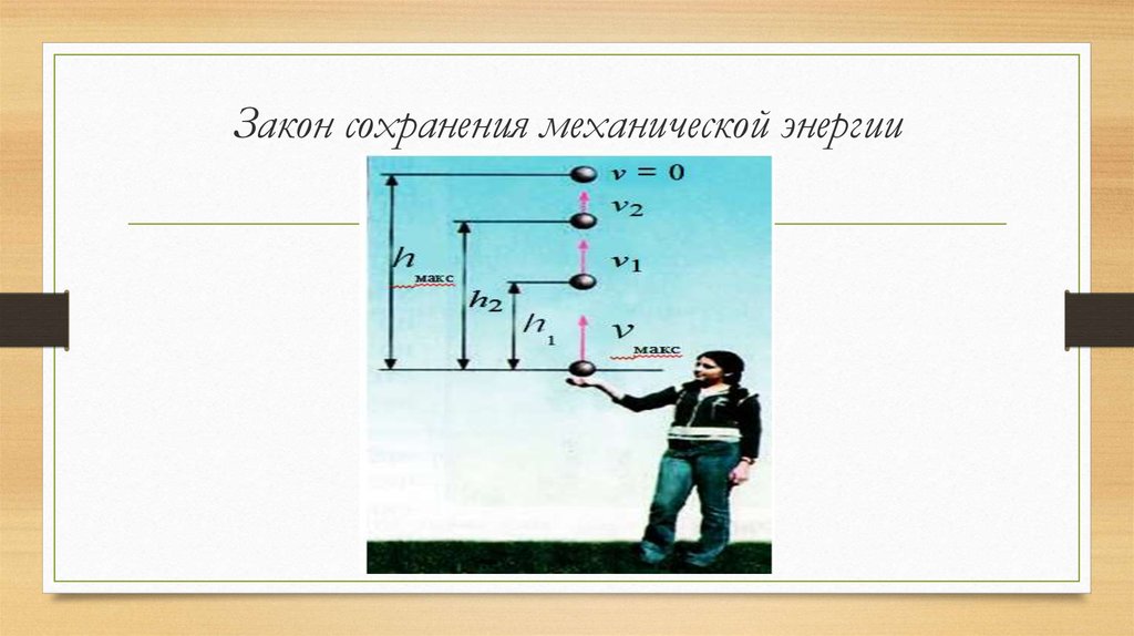 Закон сохранения механической энергии презентация 9 класс перышкин