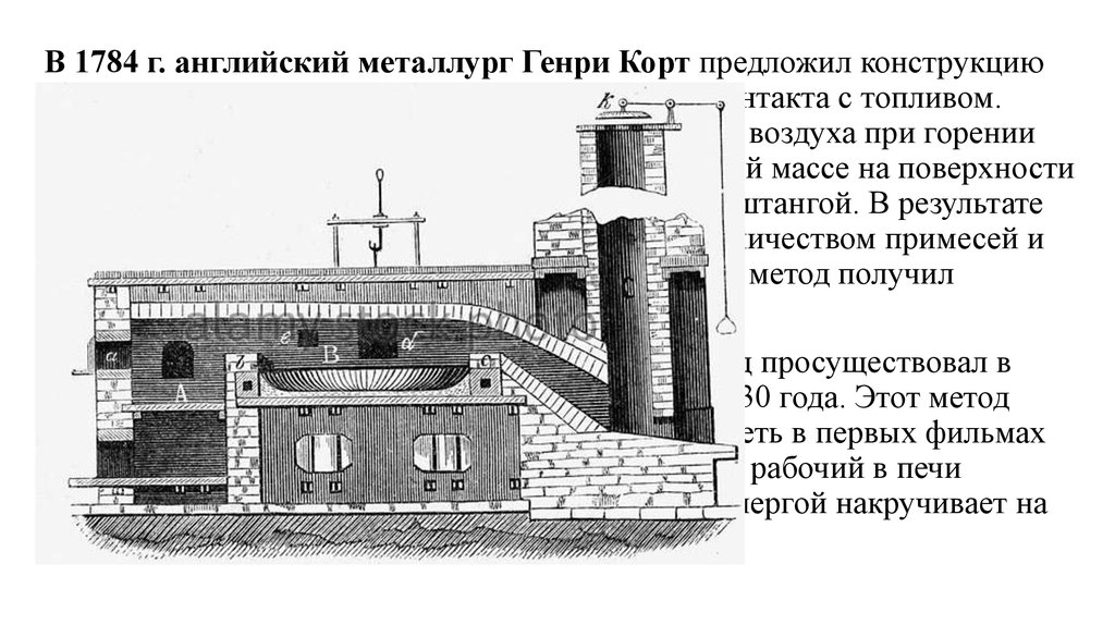 Пудлинговая печь. Пудлинговая печь братья Кранедж. Пудлинговая печь для выплавки железа.