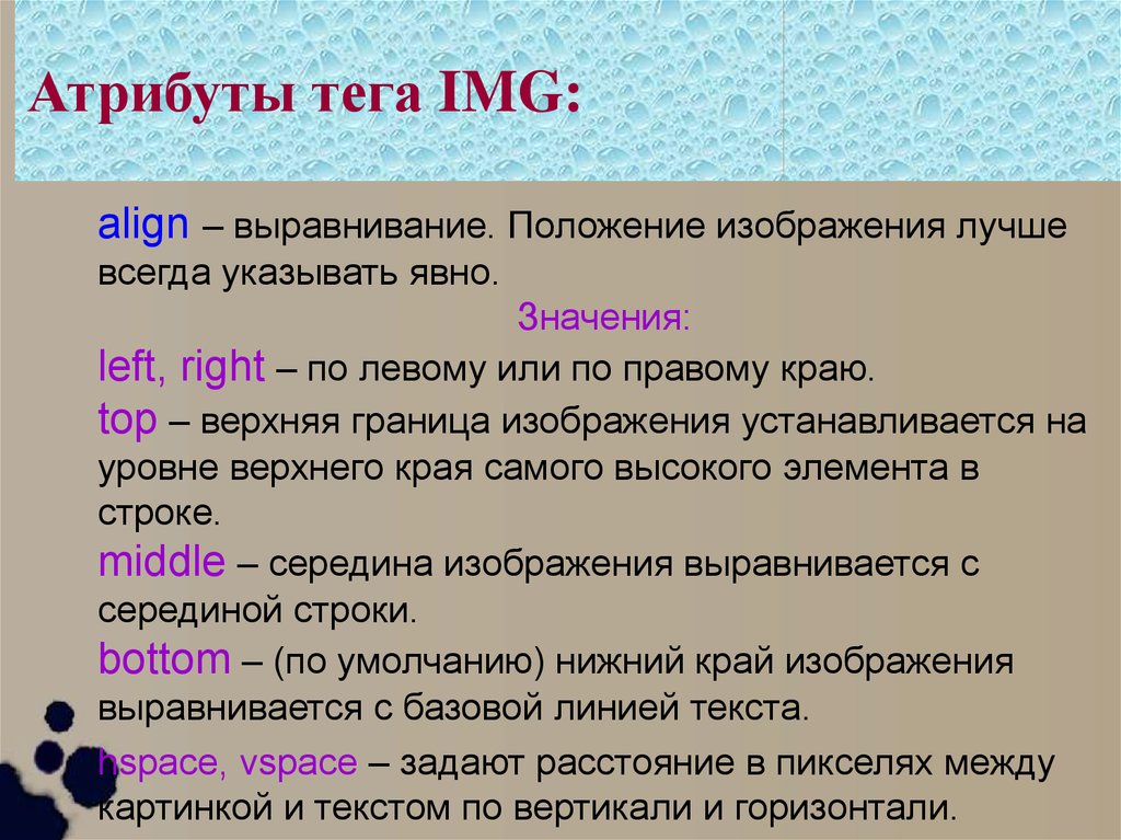 Всегда указать. Графика в html документе. Положение картинки html. Как в html задается положение рисунка. Атрибут тега align.