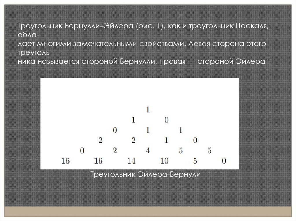 Прямая эйлера проект