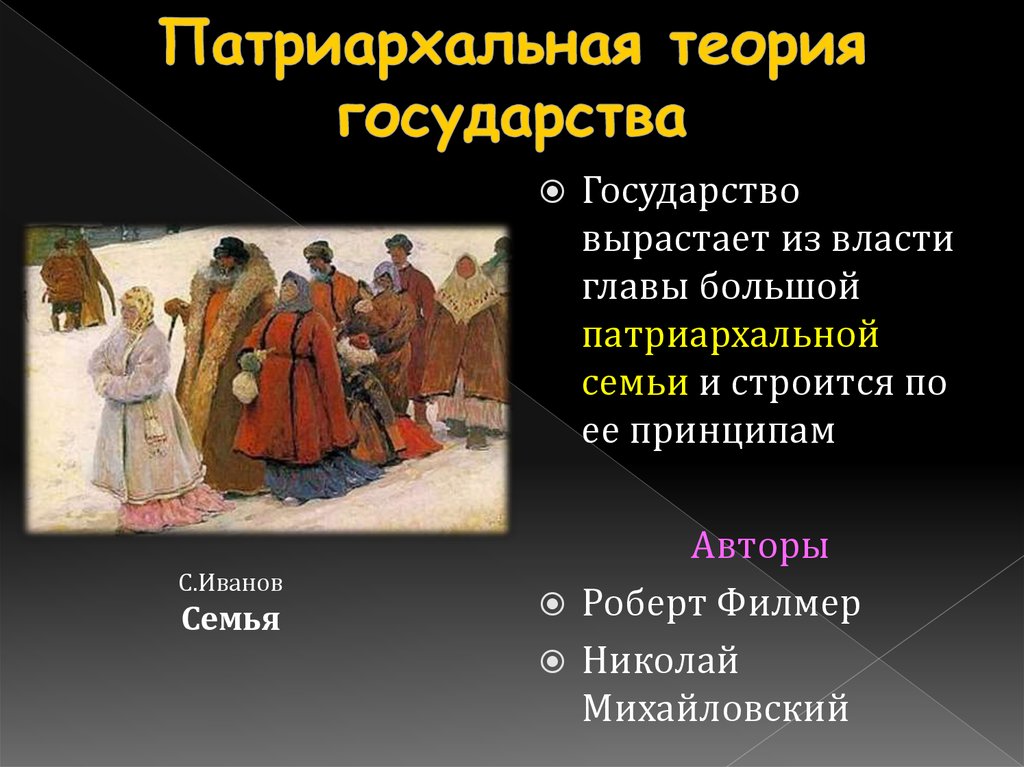 Патриархальная теория государства