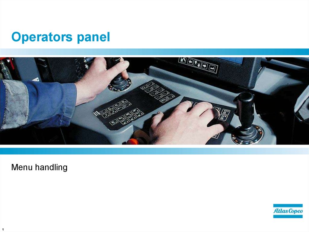 Operator panel