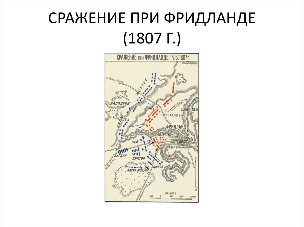 СРАЖЕНИЕ ПРИ ФРИДЛАНДЕ (1807 Г.)