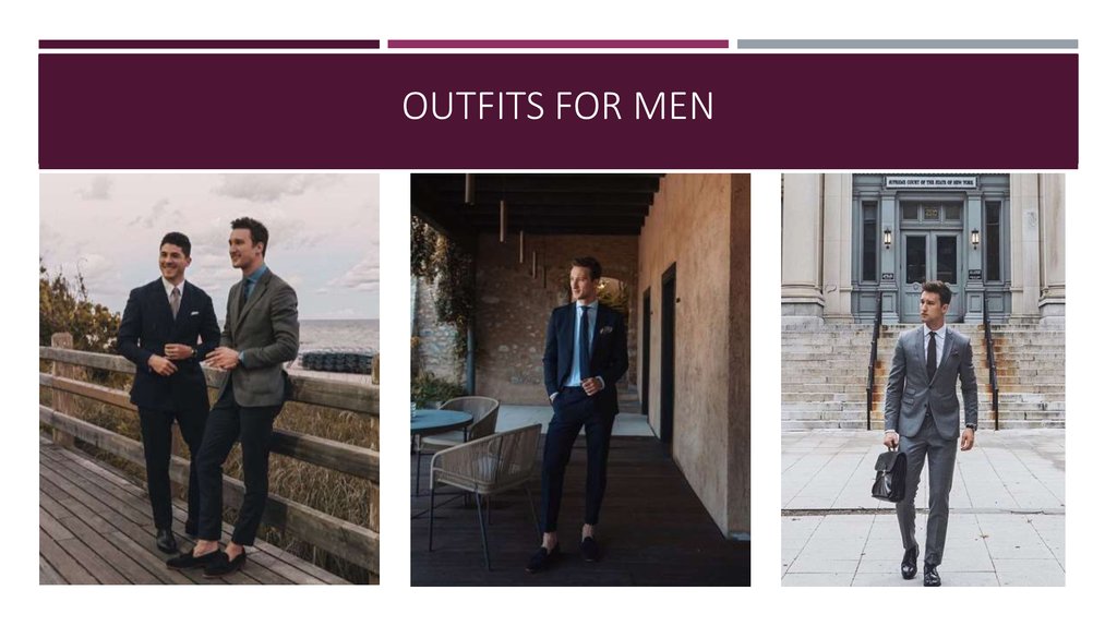 Outfits for men