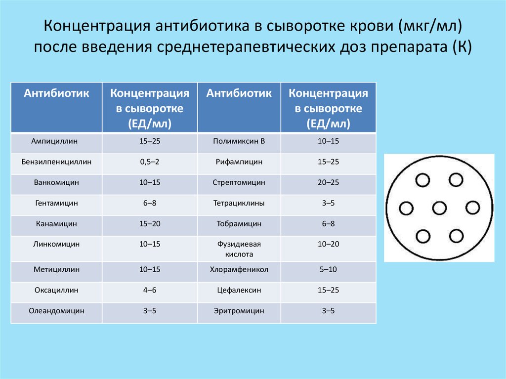 В концентрации 10 3