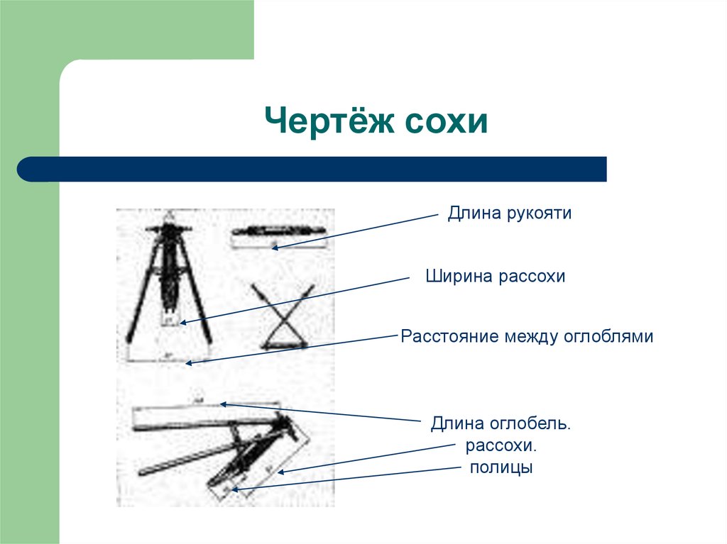 Соха своими руками чертежи