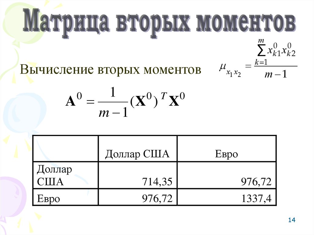 Второй момент