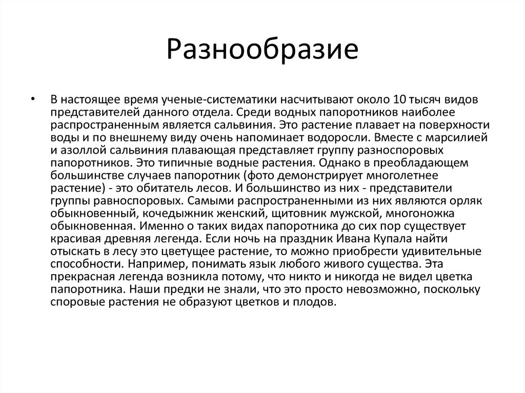 Разнообразие