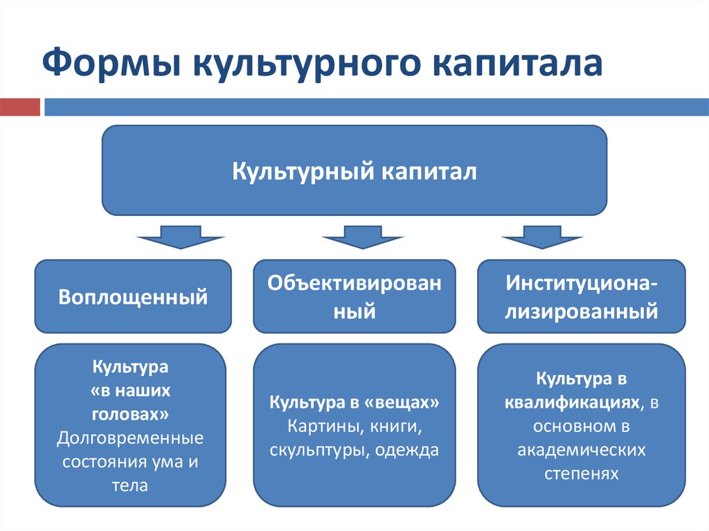 Формы культурной деятельности