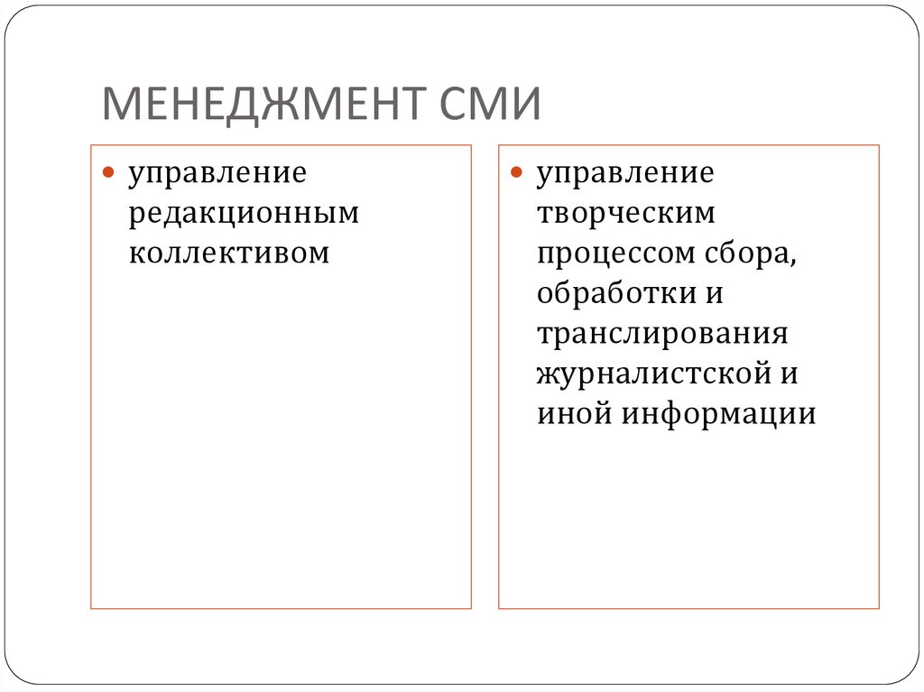 Редакционная политика сми