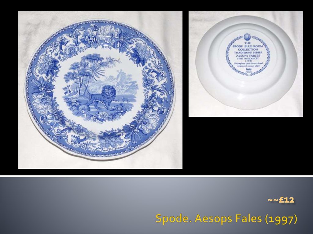 Spode. Aesops Fales (1997)