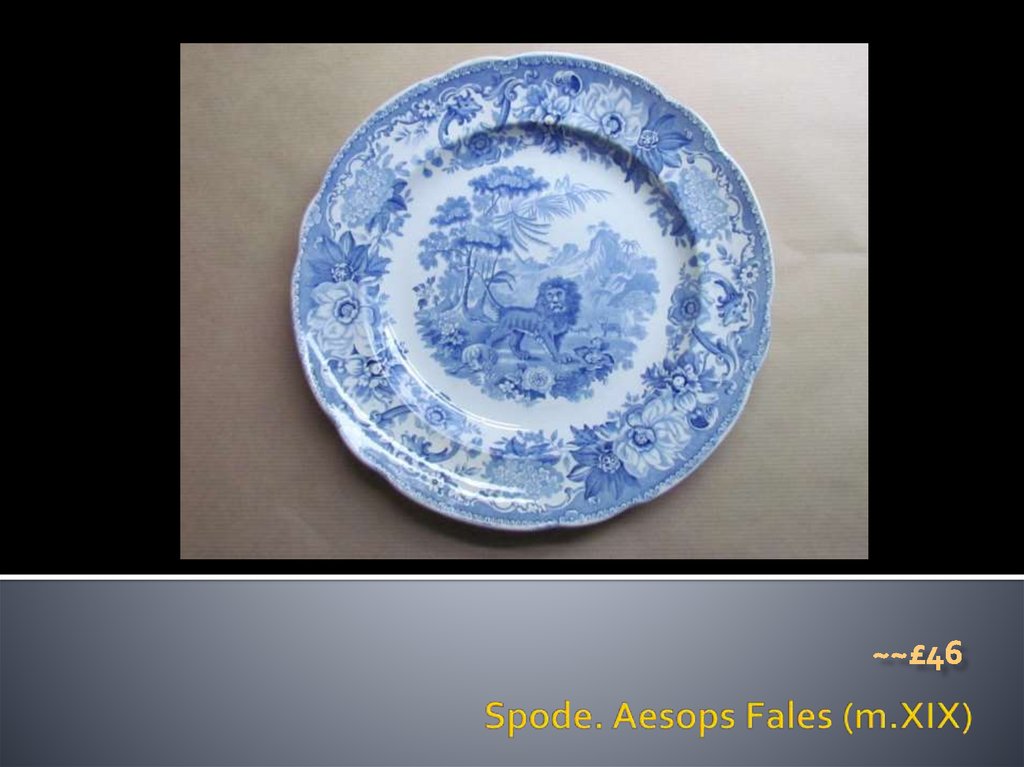 Spode. Aesops Fales (m.XIX)