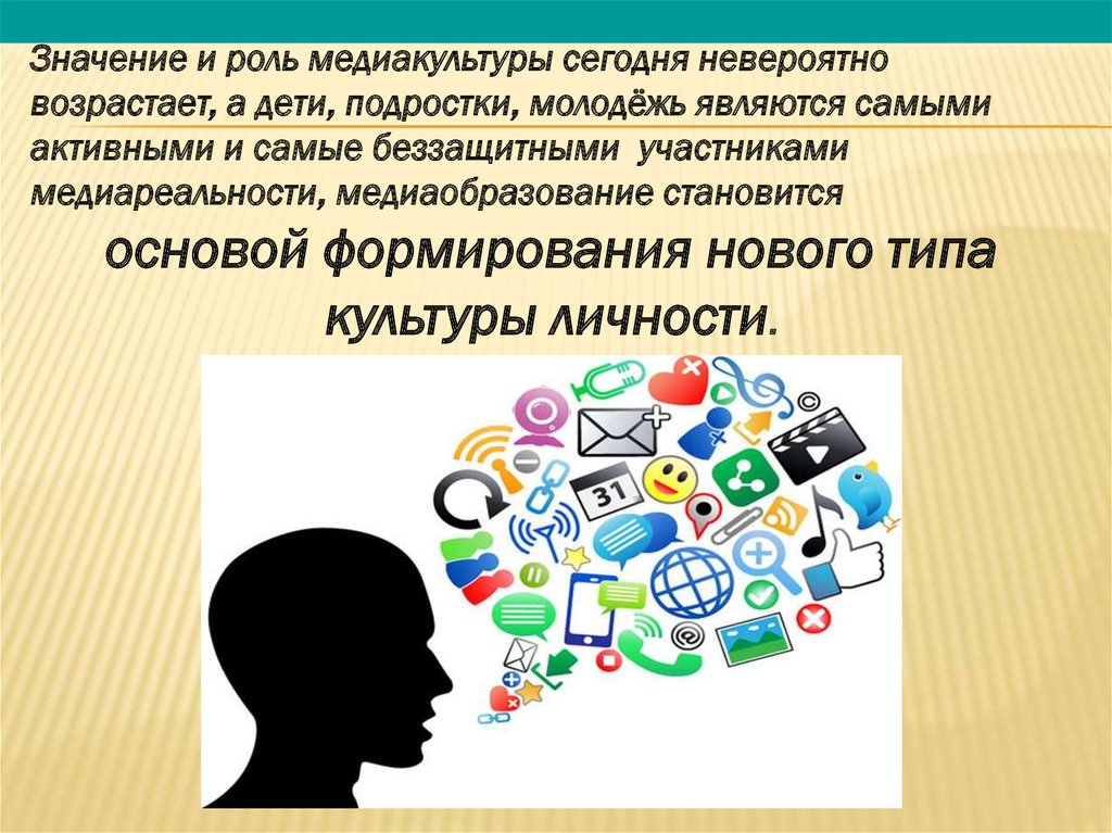 Медиакультура в современном обществе презентация