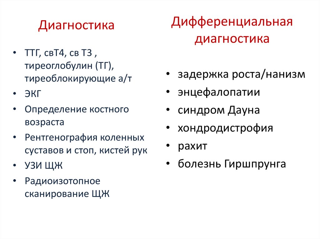 Дифференциальная диагностика