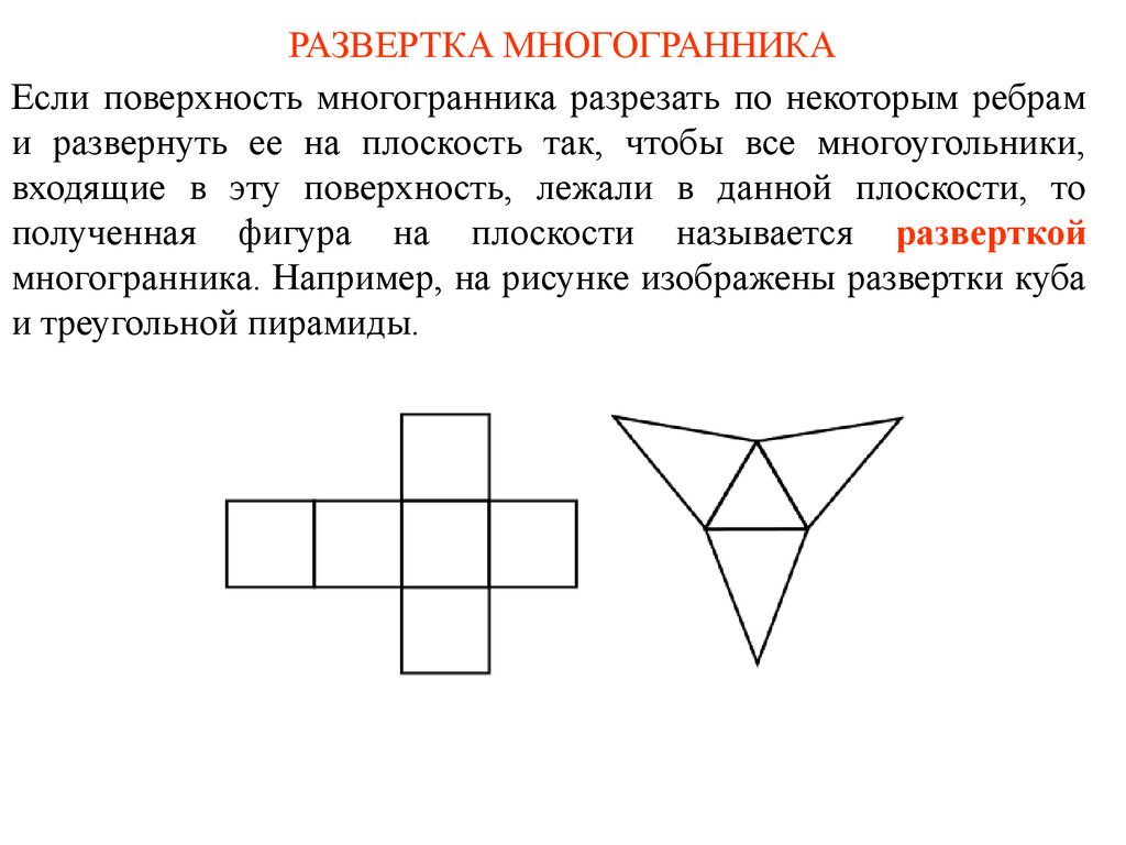 Построение развертки куба презентация