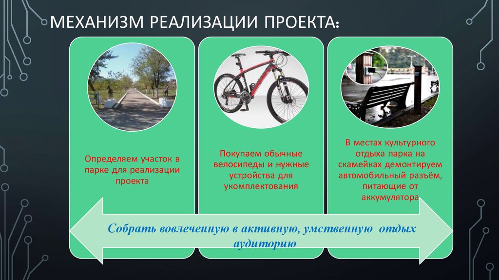 Механизм реализации проекта: